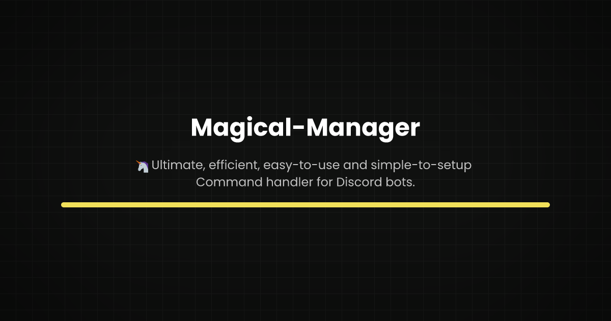 Preview of Magical-Manager
