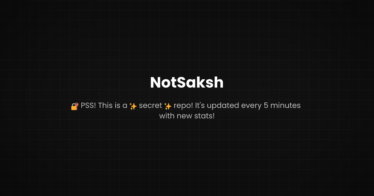 Preview of NotSaksh