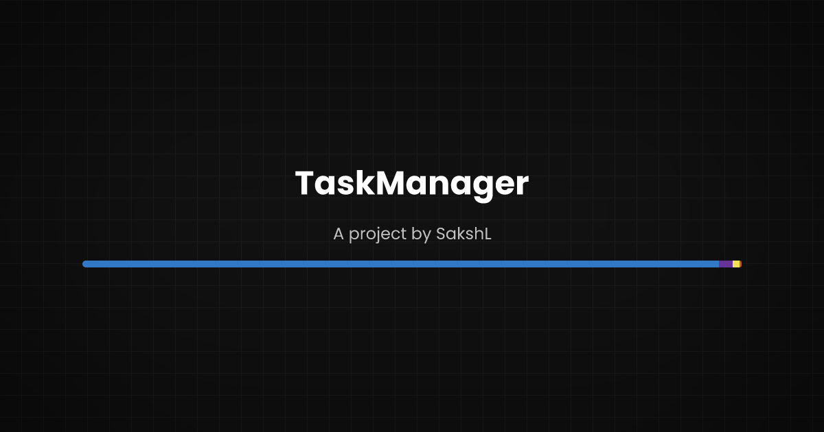Preview of TaskManager