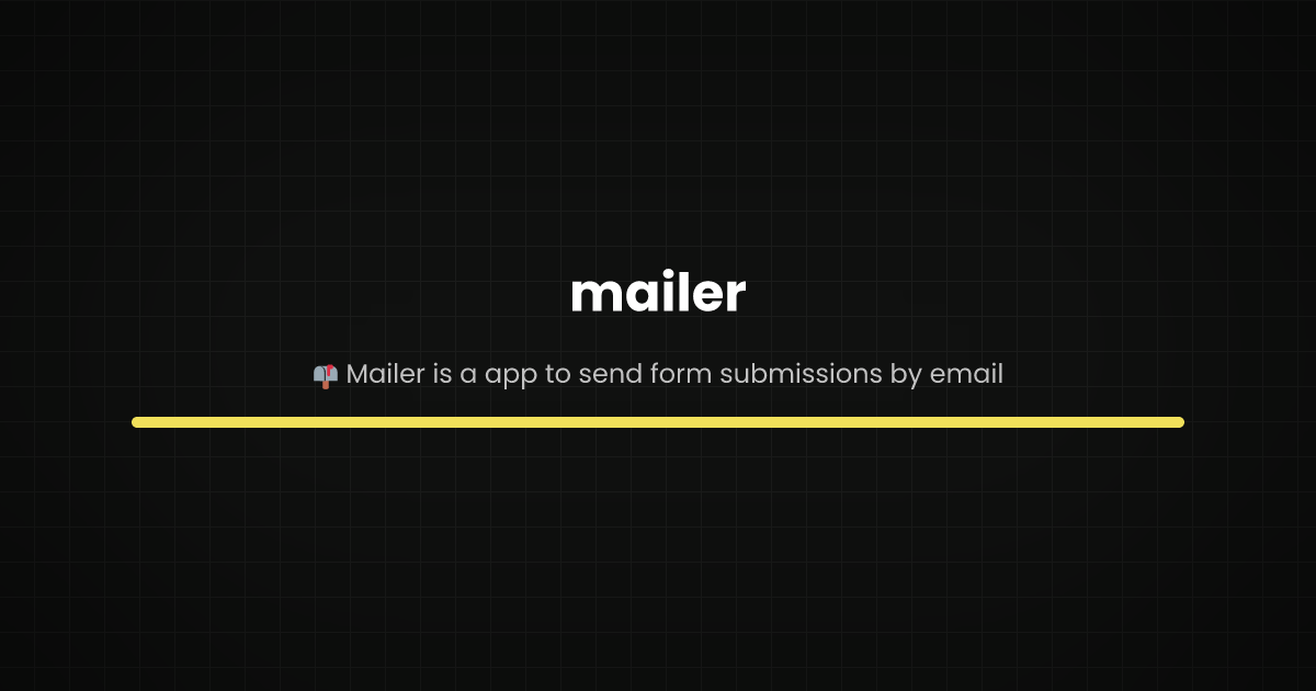 Preview of mailer