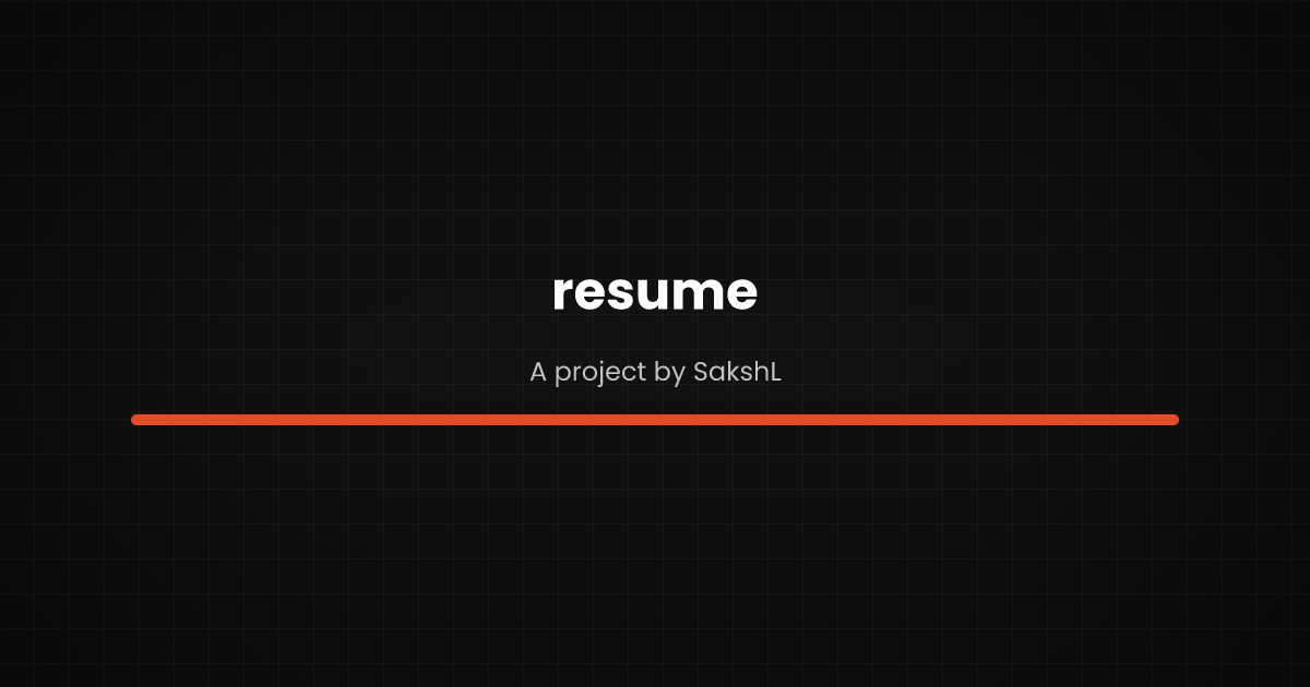 Preview of resume